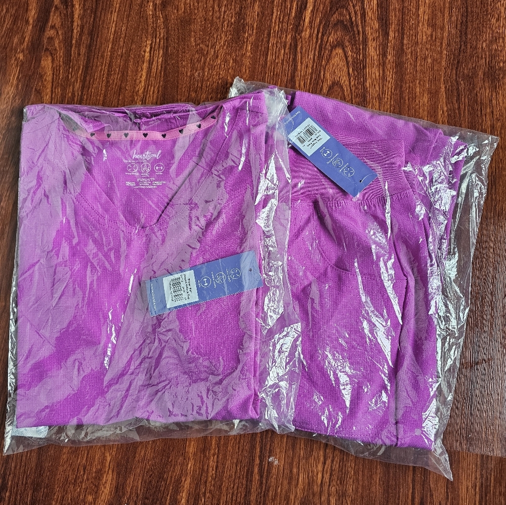 Heartsoul Jogger Scrub Set XS